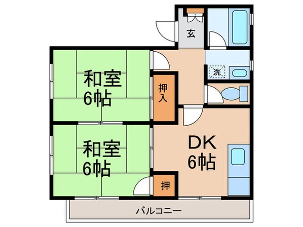 ファミールハイツの物件間取画像